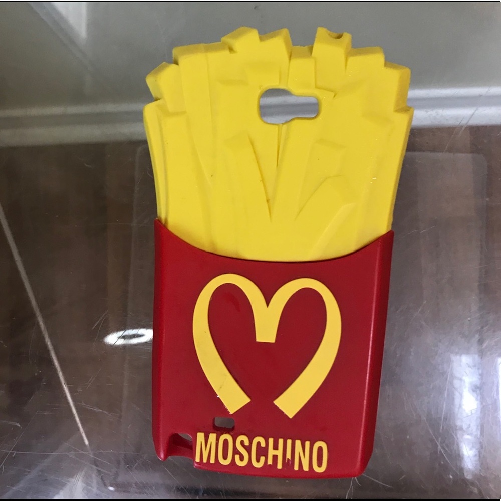 MOSCHINO Fries Silicon Samsung Phone Case Authent